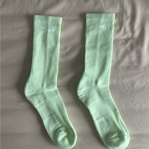 Mint Green Nike Crew Socks